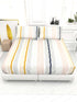 The White moss Cider Luxury Queen Size Bedsheet set with 2 Pillow Covers